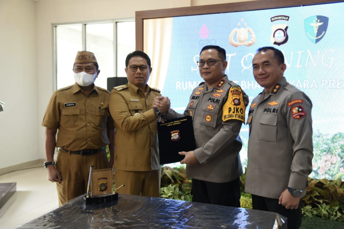 Kapusdokkes Polri resmikan RS Bhayangkara di Gorontalo