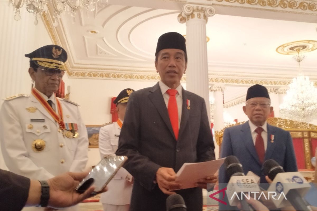 Jokowi meets party leaders to maintain national political stability