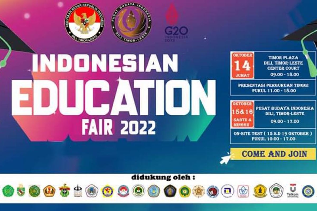 Sebanyak 21 kampus di Indonesia ramaikan pameran pendidikan di Dili