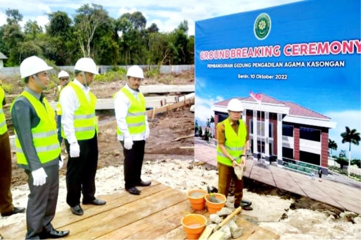 Optimalkan Pelayanan, Pembangunan Gedung Pengadilan Agama Kasongan ...