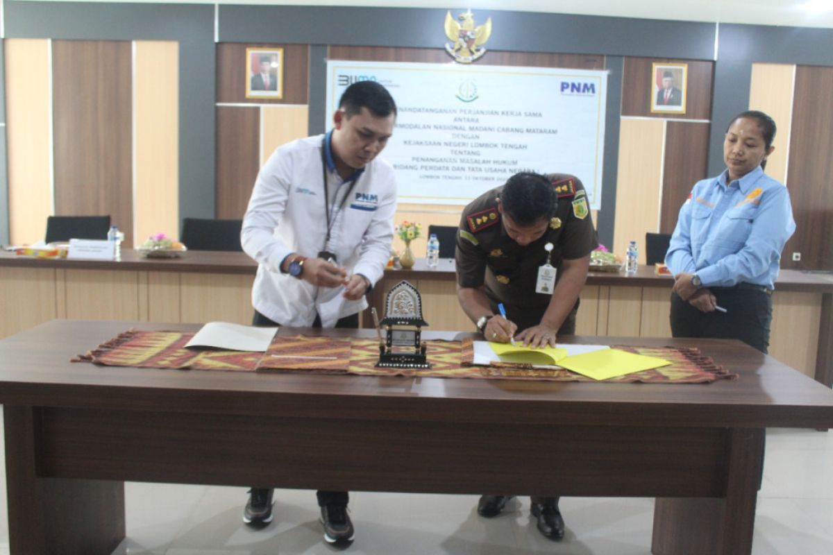 Kejaksaan Lombok Tengah membantu PNM tangani nasabah bermasalah
