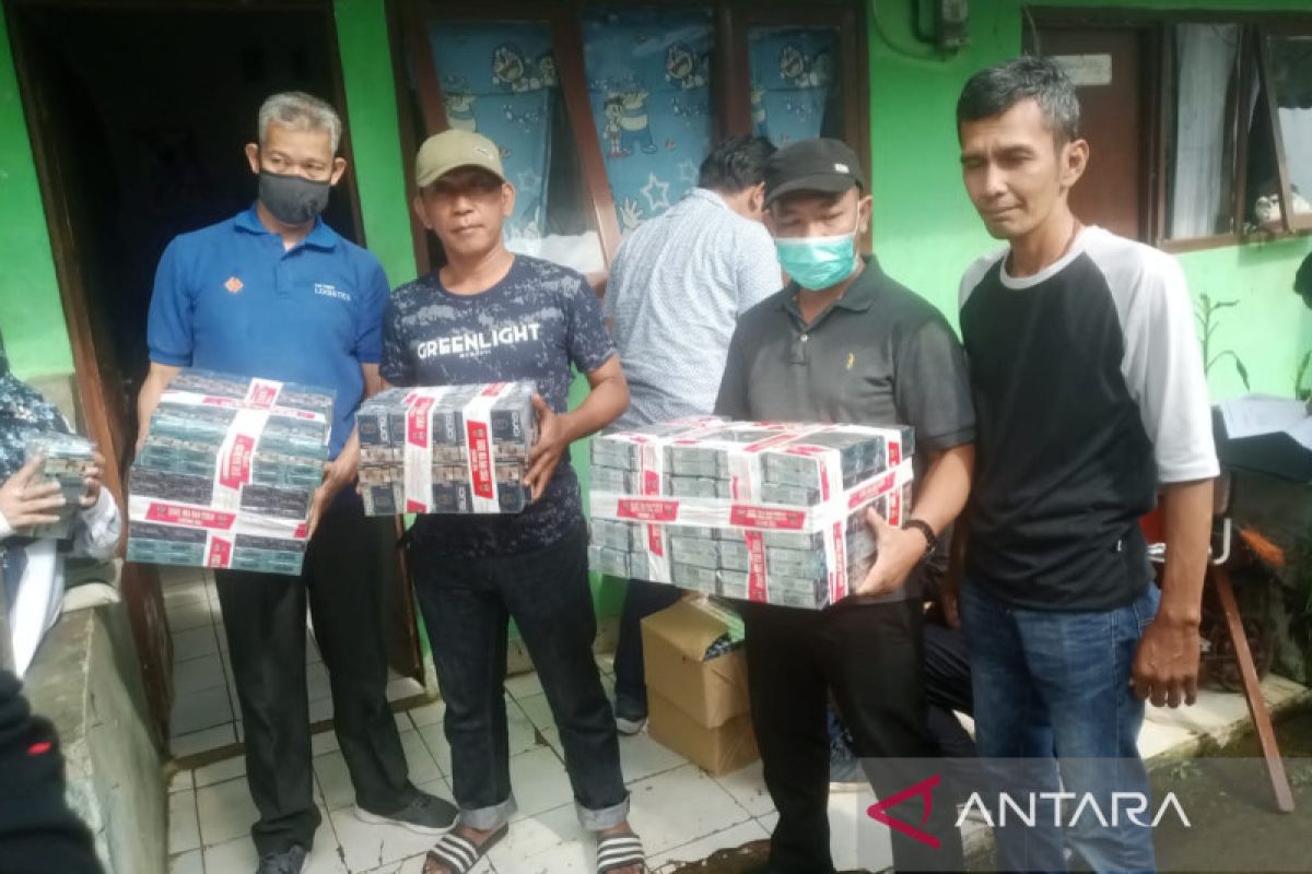 1.553 bungkus rokok ilegal tanpa cukai disita di Bogor