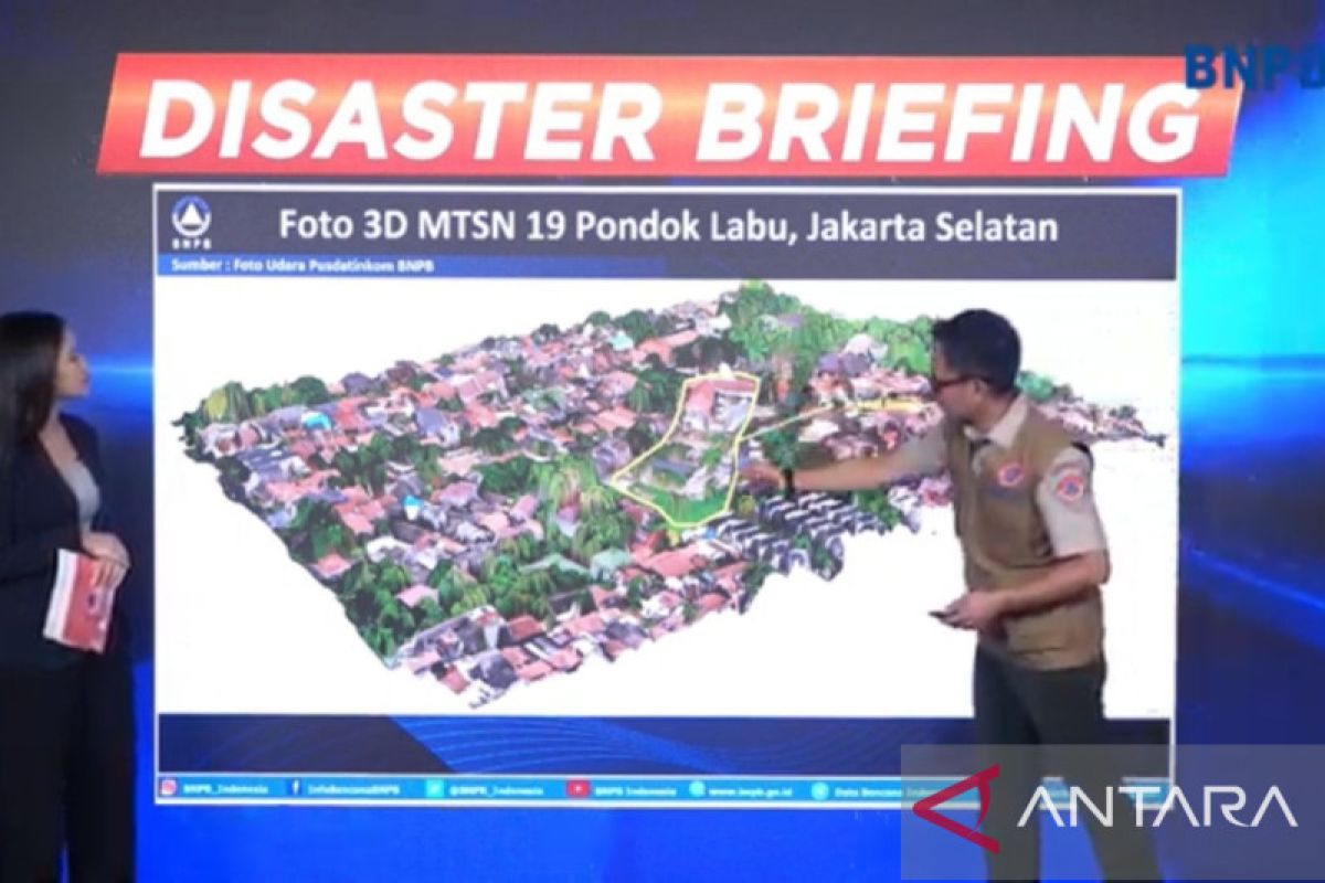 BNPB: Tekanan hidrostatis sebabkan robohnya MTSn 19 Jakarta