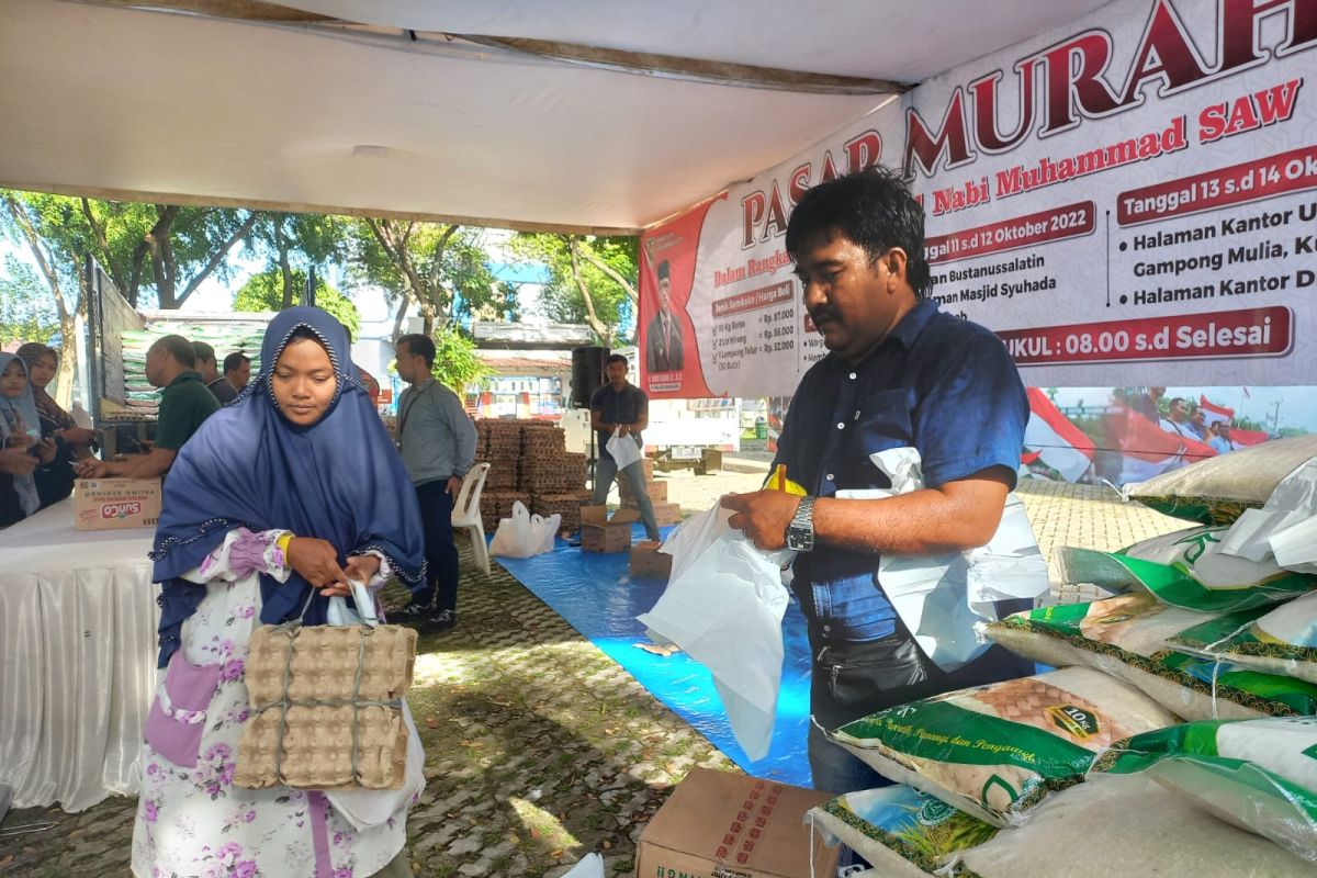 Kendalikan inflasi, Pemko Banda Aceh gelar pasar murah