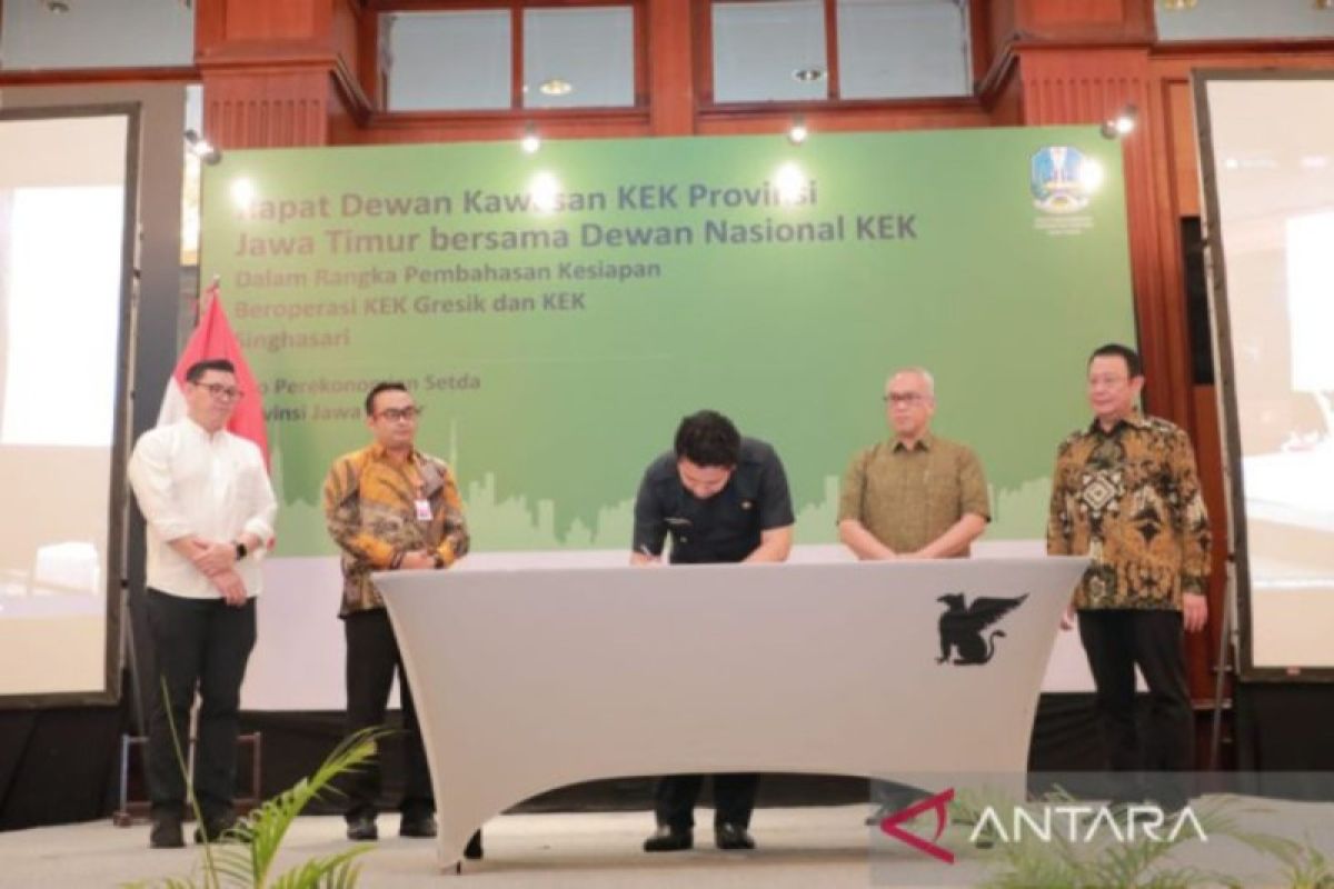 Dua kawasan ekonomi khusus Jatim siap terima investor