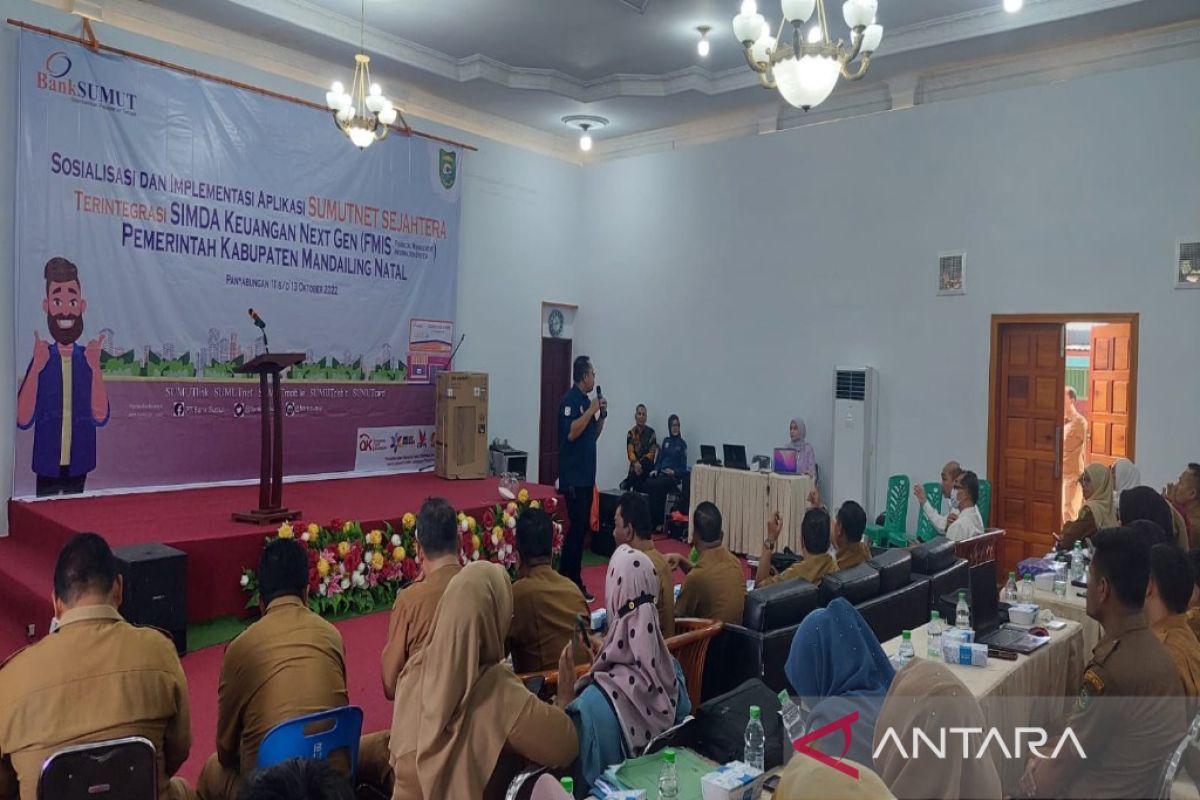 Bekerjasama dengan Pemkab Madina, Bank Sumut sosialisasi SumutNet Sejahtera terintegrasi
