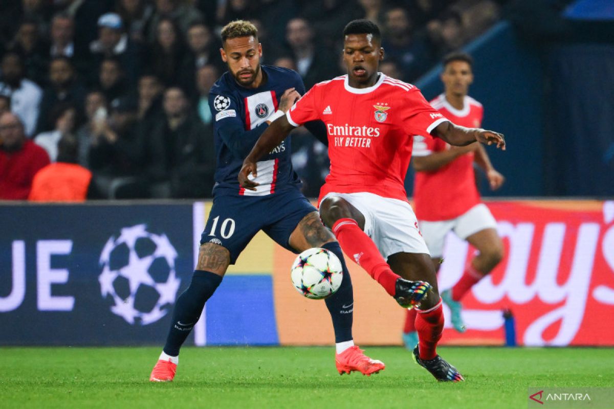 PSG berbagi poin dengan Benfica usai bermain imbang 1-1
