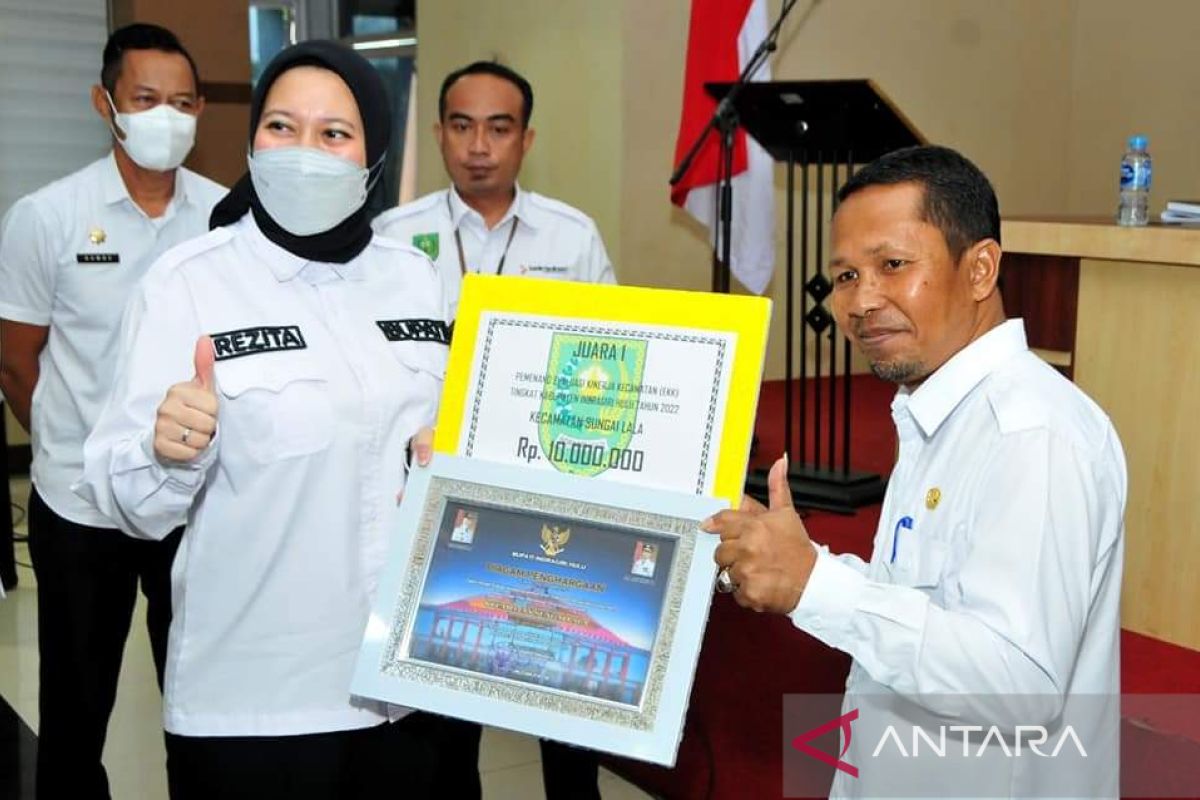 Tiga kecamatan di Inhu raih pada EKK 2022