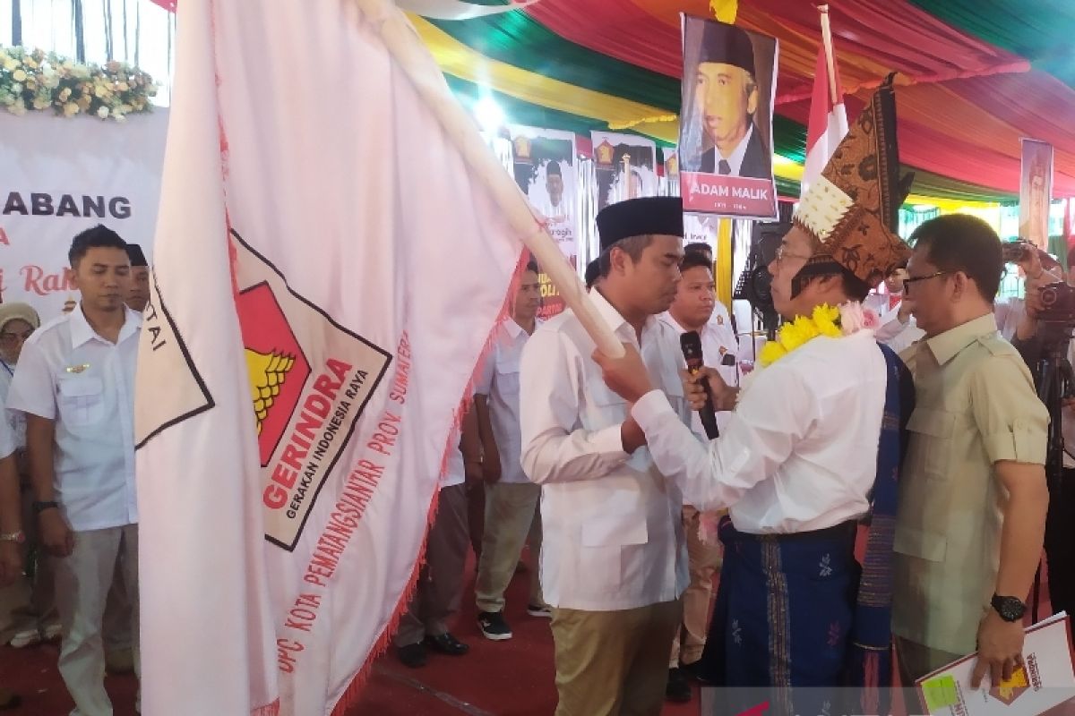 Gusmiyadi pimpin Partai Gerindra Pematang Siantar