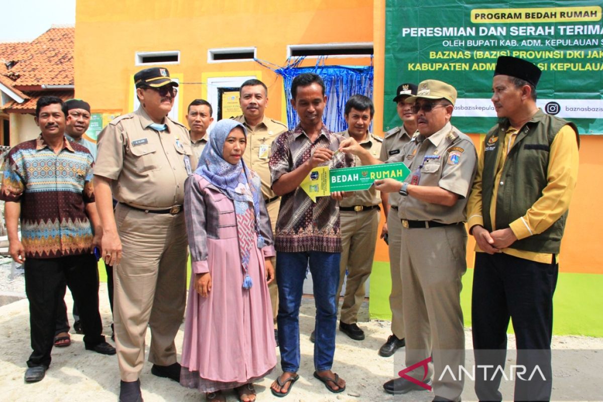 Baznas Bazis Kepulauan Seribu tuntaskan bedah 12 rumah warga