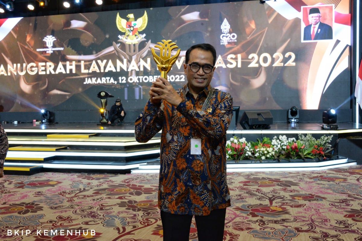 Kemenhub raih terbaik pertama Anugerah Layanan Investasi 2022