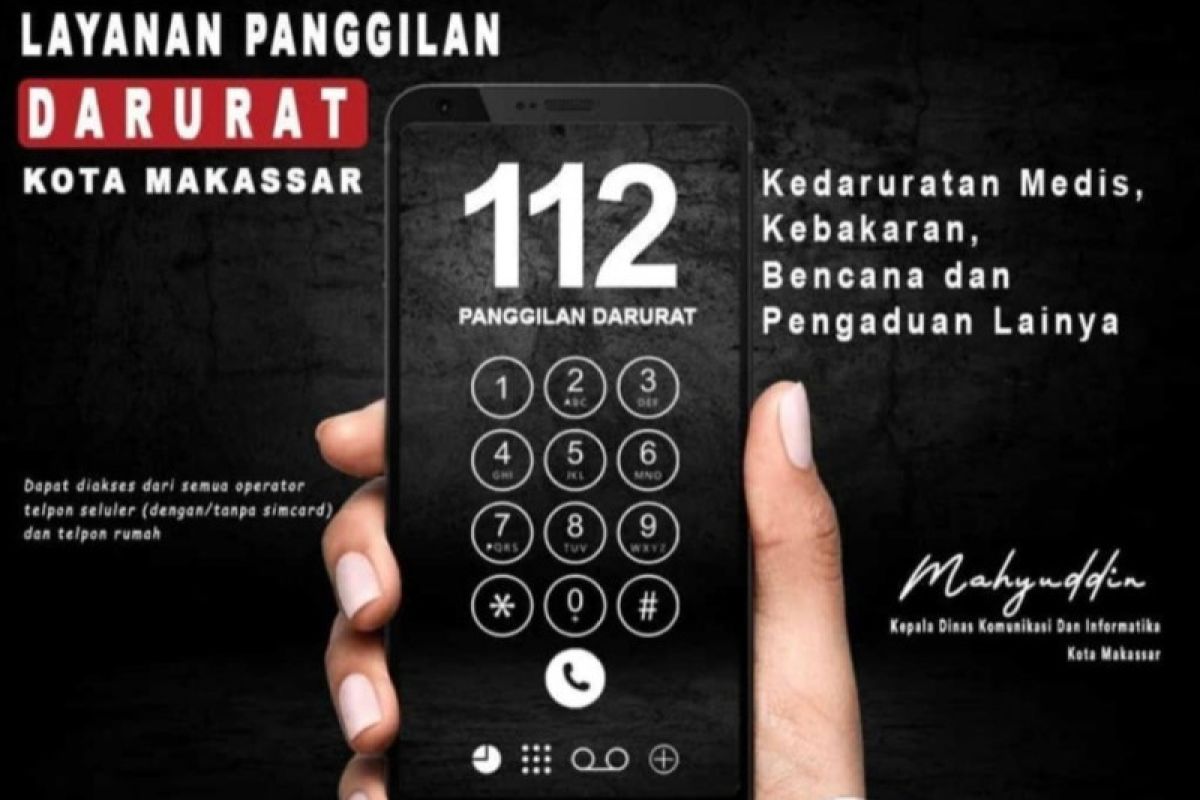 Kominfo Makassar imbau masyarakat manfaatkan call center 112 hadapi cuaca buruk