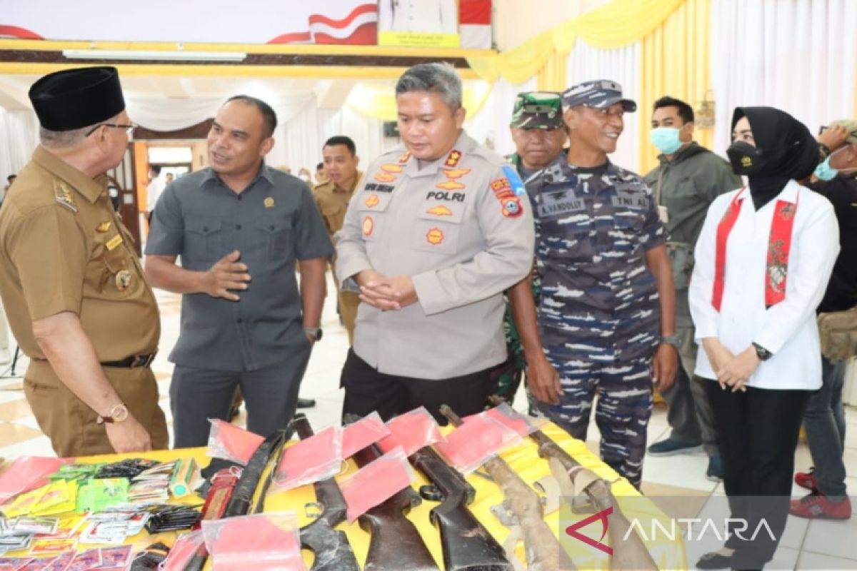 Polres Kotabaru bongkar sindikat narkoba yang kendalikan tambang emas longsor