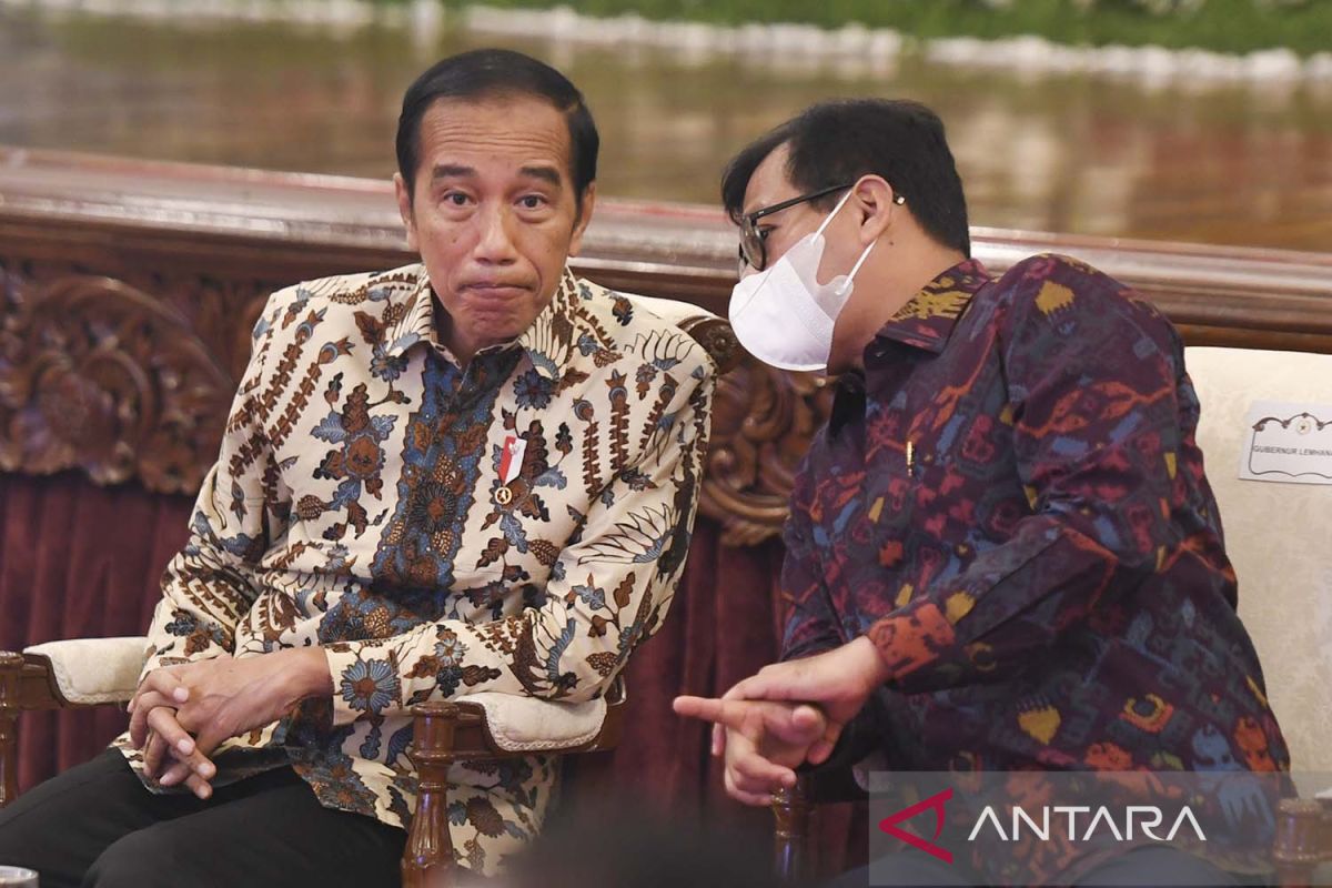 Presiden Jokowi sampaikan arahan PPRA LXIII dan LXIV tahun 2022 Lemhannas