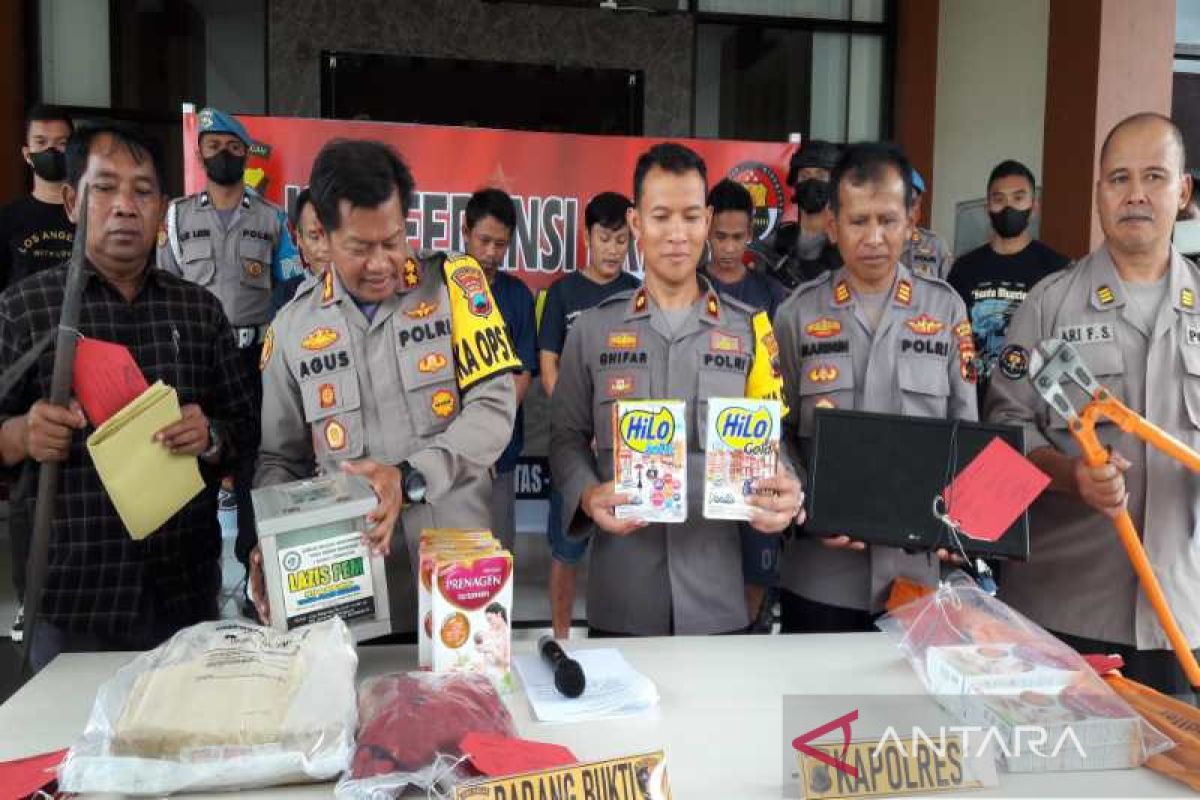 Komplotan pembobol toko ditahan Polres Temanggung