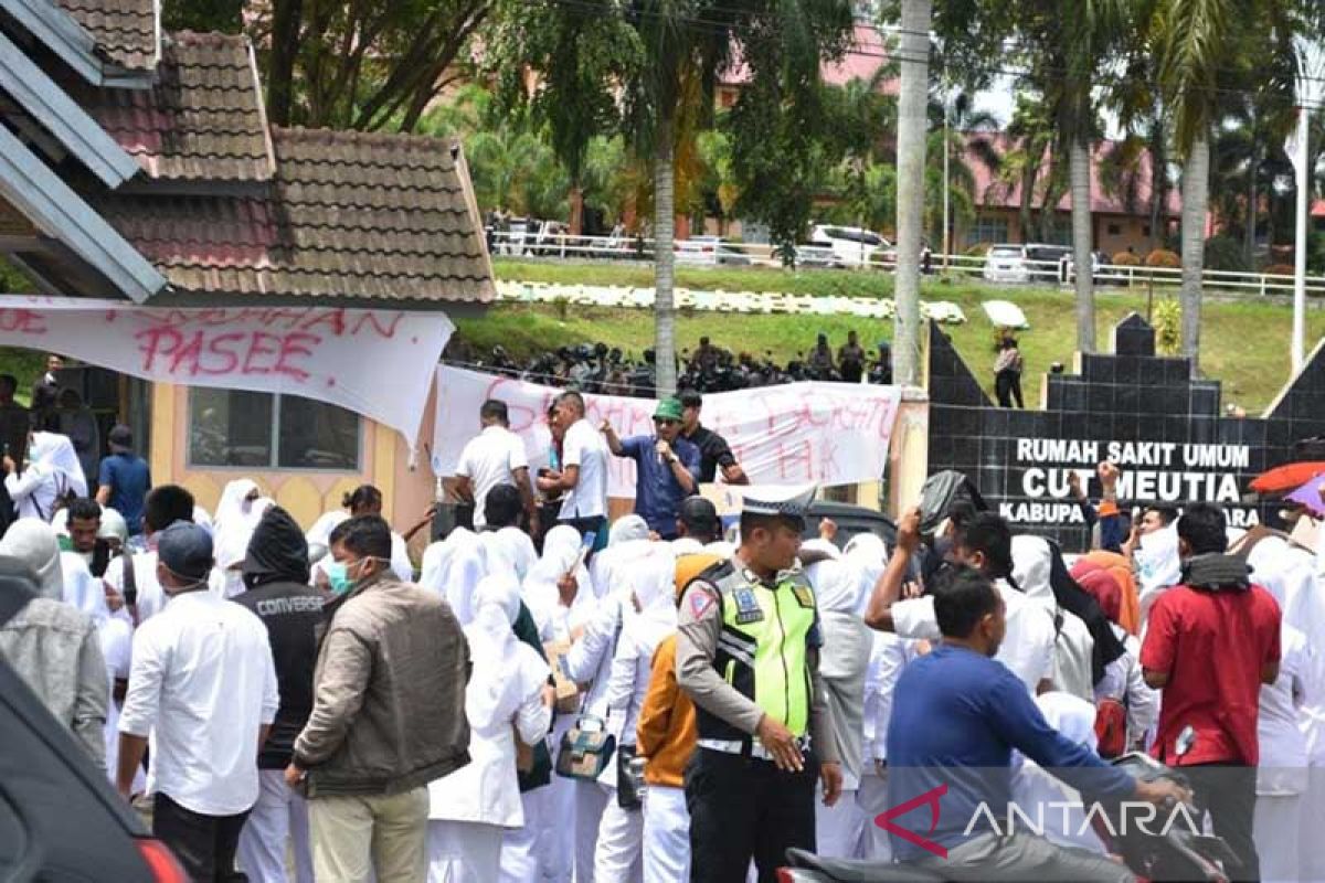 Tenaga kesehatan mogok, pelayanan RSUD Cut Meutia tidak terganggu