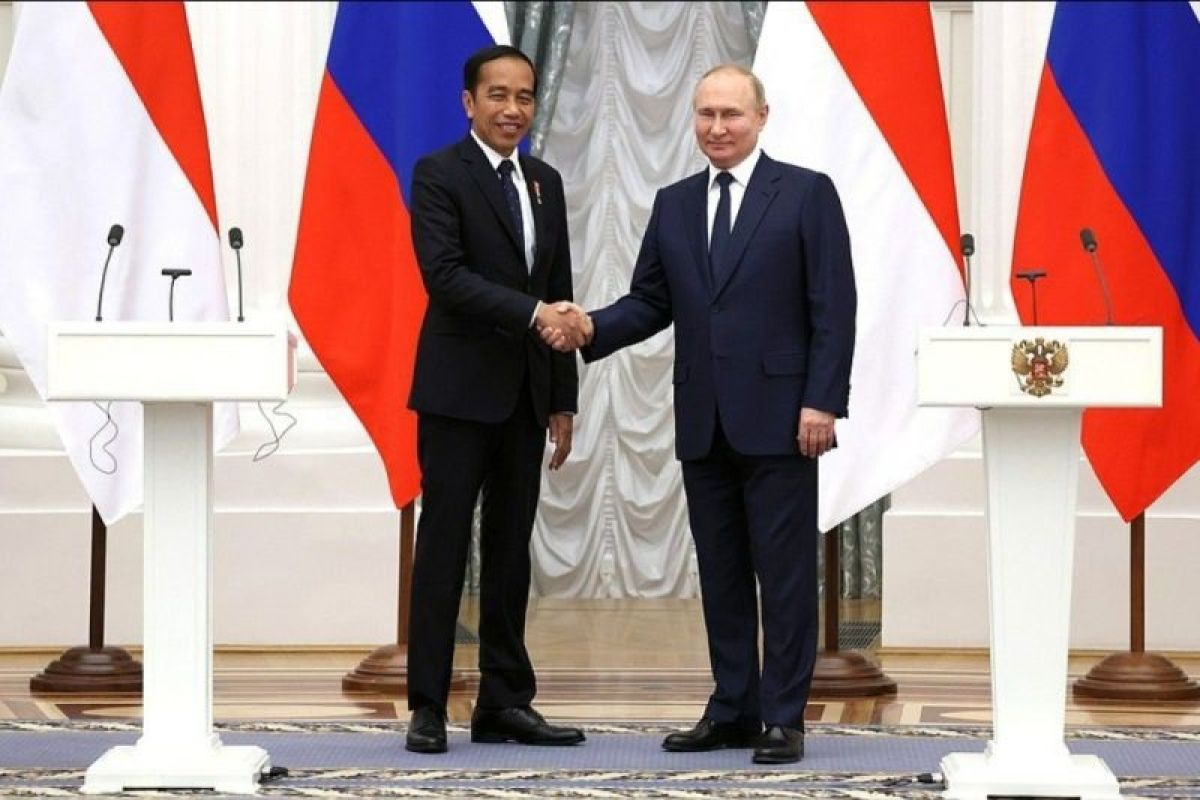 Presiden Putin-Presiden Jokowi diskusi tentang KTT G20 mendatang