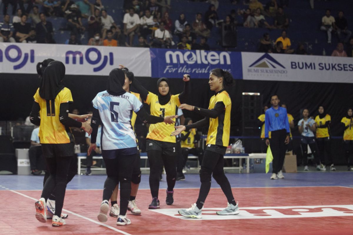Livoli Divisi Utama 2022 - Tim bola voli putri TNI AL berpeluang ke final four