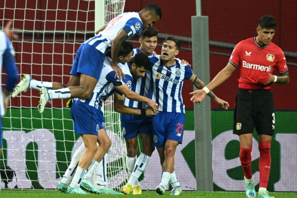 Liga Champions : Porto bungkam Leverkusen 3-0