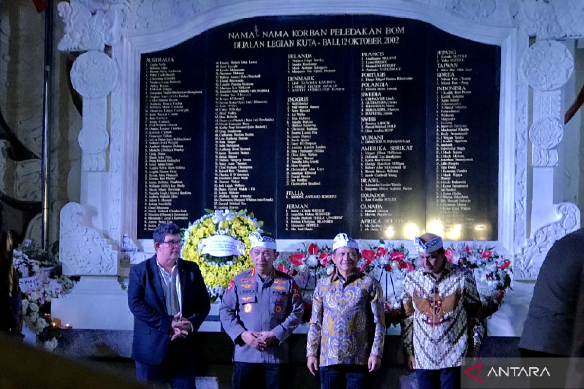 Kapolri: Peringatan 20 tahun Bom Bali ingatkan dunia lebih waspada
