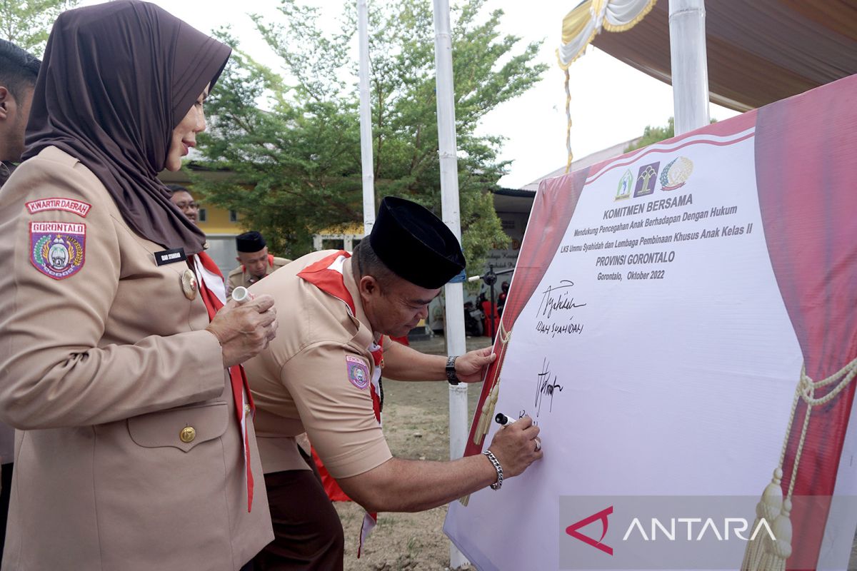 LPKA Gorontalo dan LKS Ummu Syahidah gelar Perkemahan bagi ABH