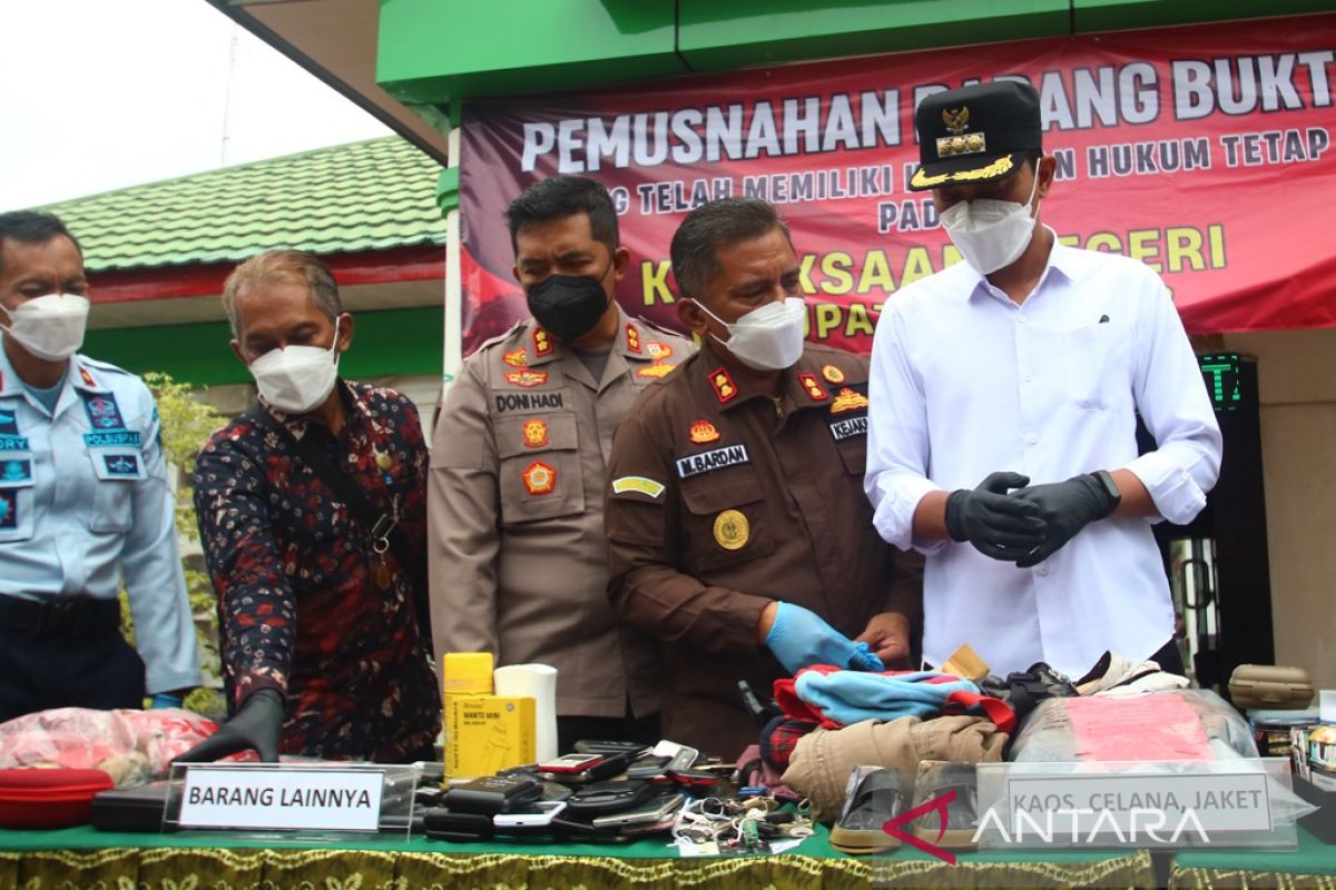 Bupati apresiasi pemusnahan barang bukti narkoba