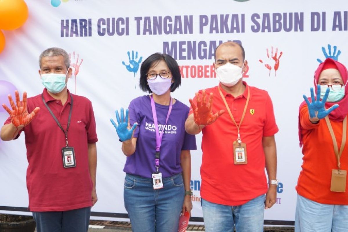Rumah sakit di Medan kampanyekan  cuci tangan pakai sabun kepada PKL