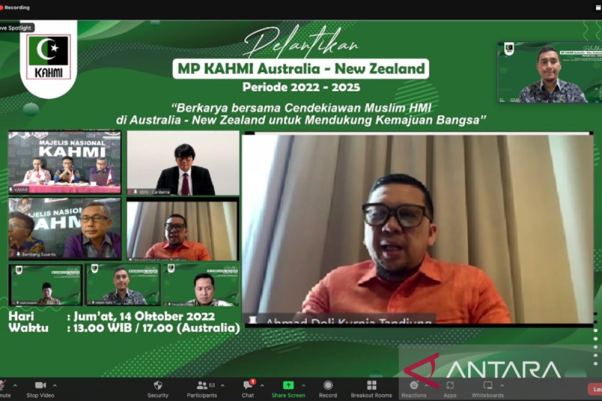 MN KAHMI lantik pengurus Majelis Perwakilan KAHMI Australia