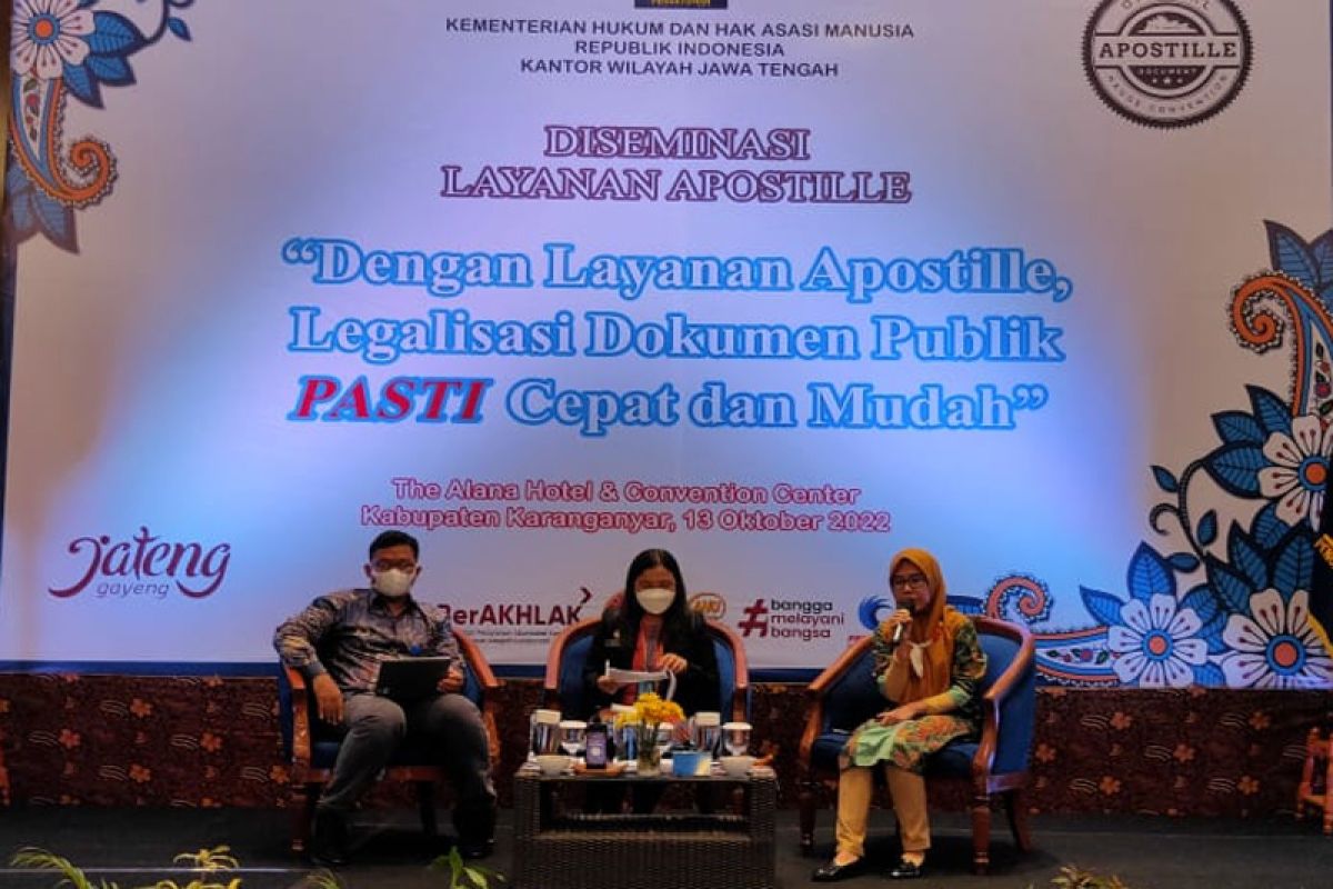 Kemenkumham Jateng sosialisasikan layanan Apostille