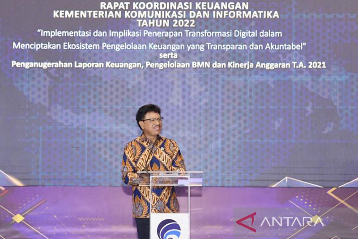 Menkominfo instruksikan percepat realisasi anggaran