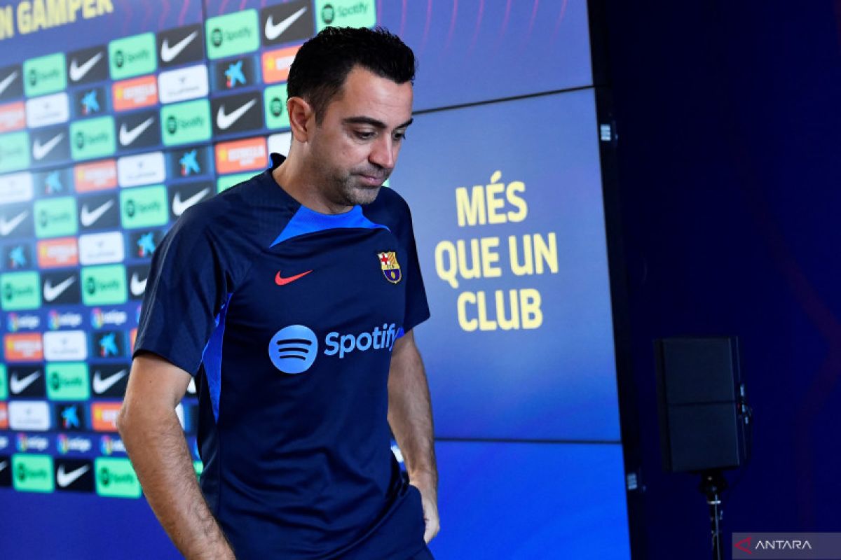 Xavi Hernandez siap mundur dari Barcelona