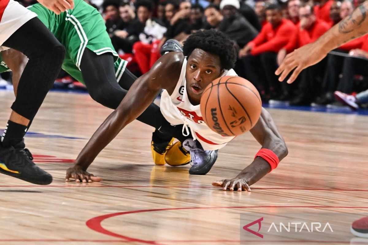 OG Anunoby borong 32 poin kala Raptors atasi Celtics via "overtime"