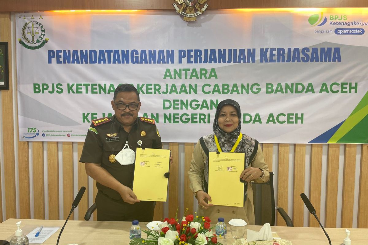 BPJS Ketenagakerjaan-Kejari Banda Aceh  jalin kerja sama bidang hukum