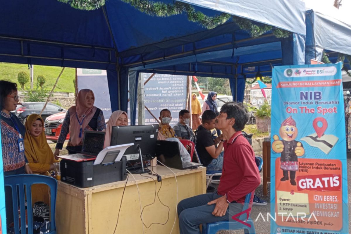 31 UMKM Kota Bengkulu daftar NIB di festival Tapak Paderi