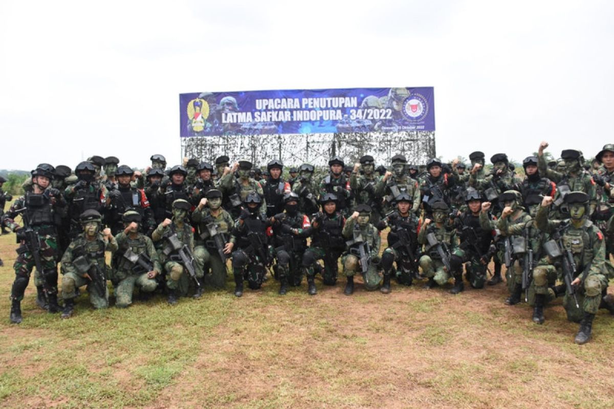 Kasad menutup latihan gabungan Safkar Indopura-34/2022