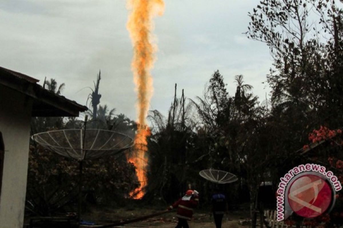 Polres Aceh Timur tetapkan seorang tersangka sumur minyak terbakar
