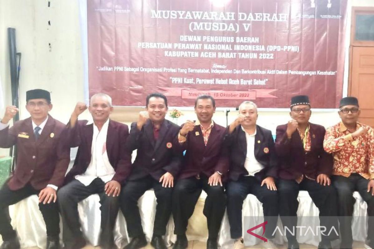 Ns Maryono pimpin PPNI Aceh Barat masa bakti 2022-2027