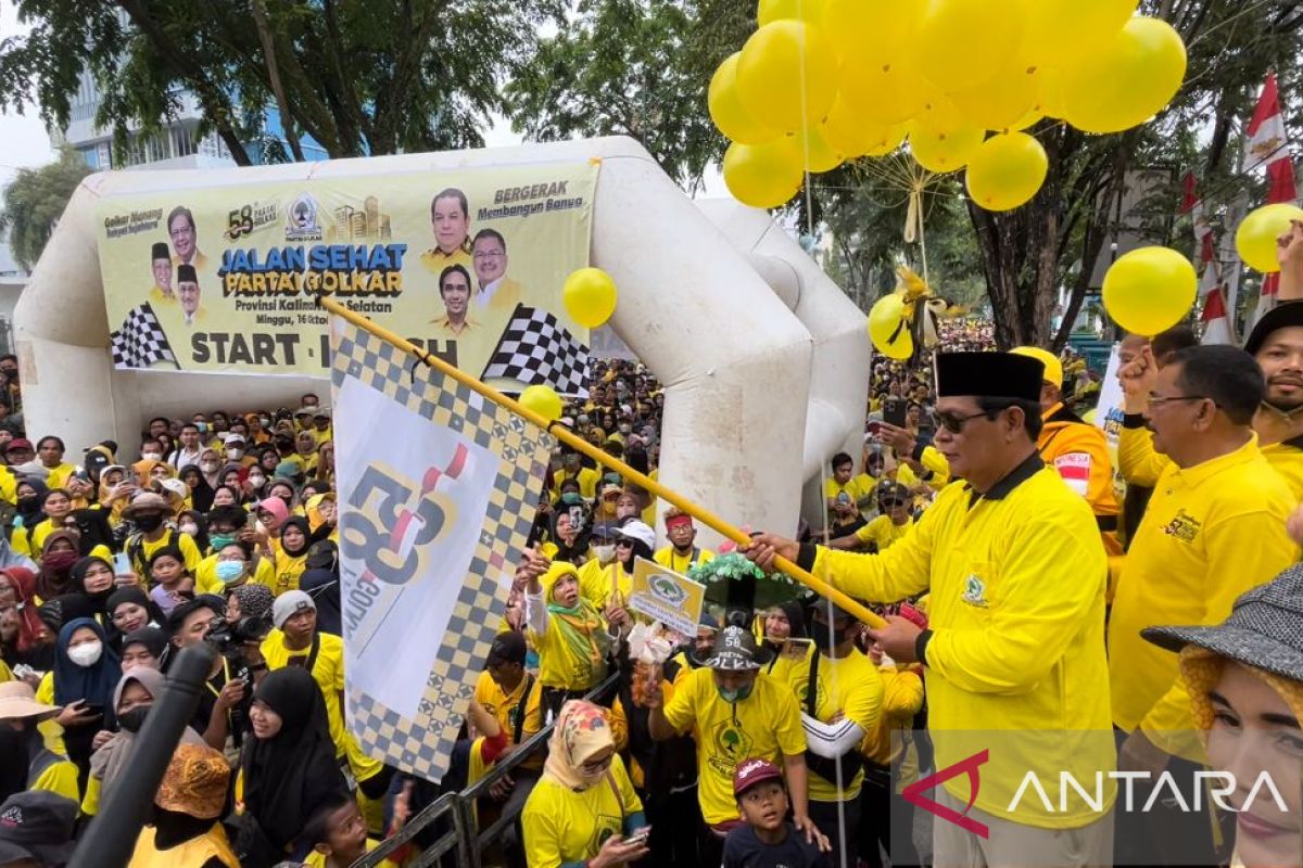 Golkar konsisten masyarakatkan olahraga dan olahragakan masyarakat