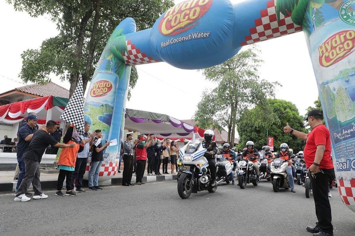 Ratusan peserta ikuti jelajah wisata "Tour de Merapi 2022"