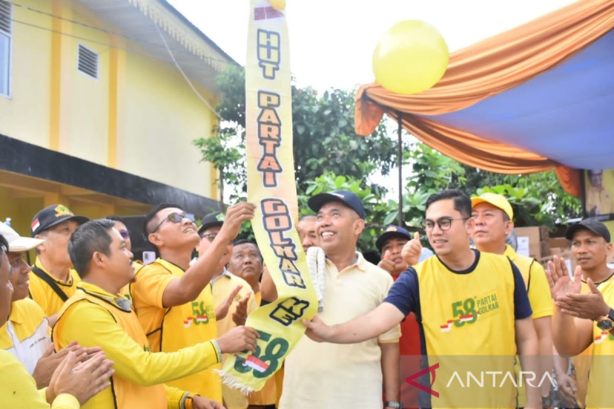 Partai Golkar gelar gerak jalan santai di Kampar