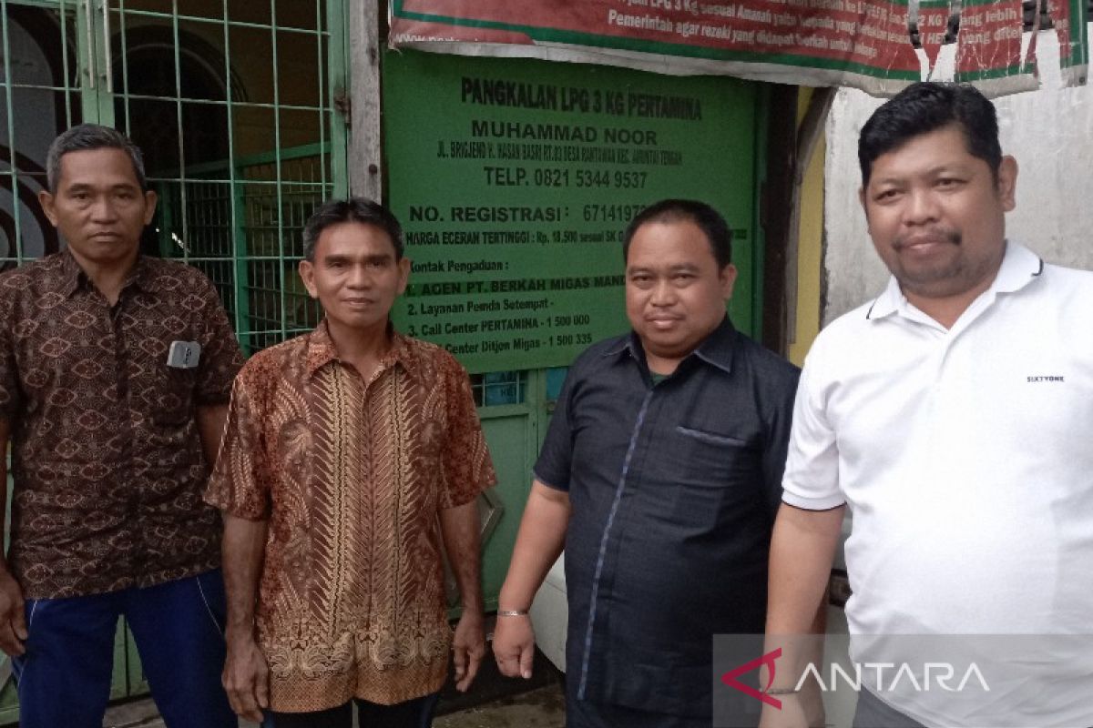 Laporan warga Desa Rantawan tentang Pangkalan Elpiji 3 kg ternyata 'hoax'