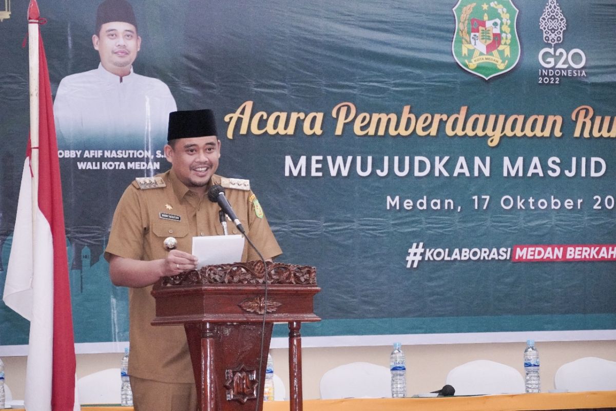 Pemkot Medan perkuat ekonomi umat lewat  jaringan masjid mandiri