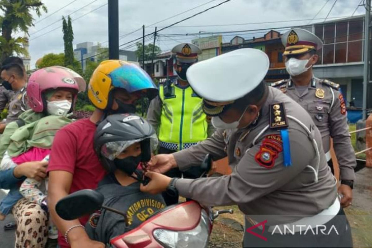 Polrestabes Makassar jaring 504 pelanggar selama Operasi Zebra 2022