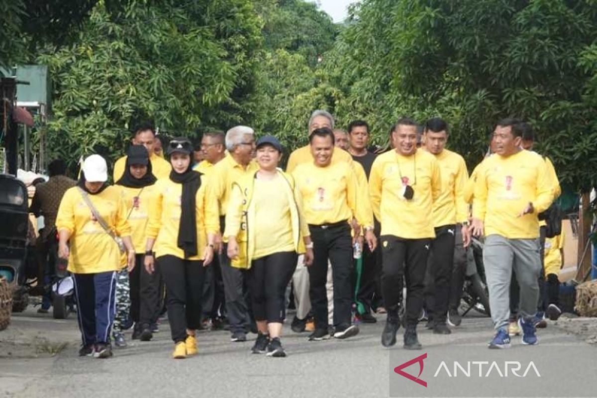 Putri Akbar Tanjung, Fitri Krisnawati hadiri HUT Partai Golkar di Paluta