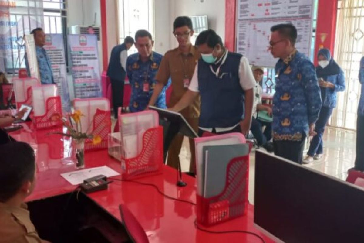 DPMPTSP Lampung Selatan terima kunjungan penilaian penyelenggaraan pelayanan public Ombudsman RI