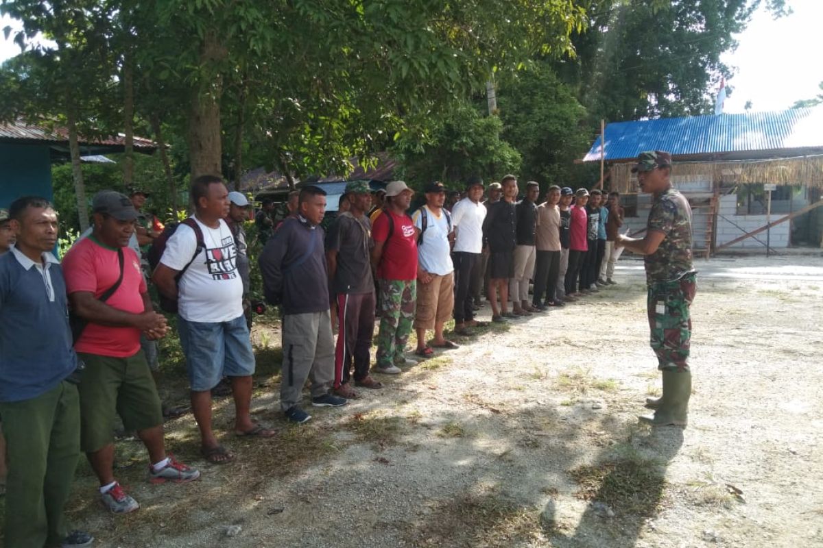 Kodim 1708 Biak Numfor laksanakan doa bersama awali pembangunan TMMD