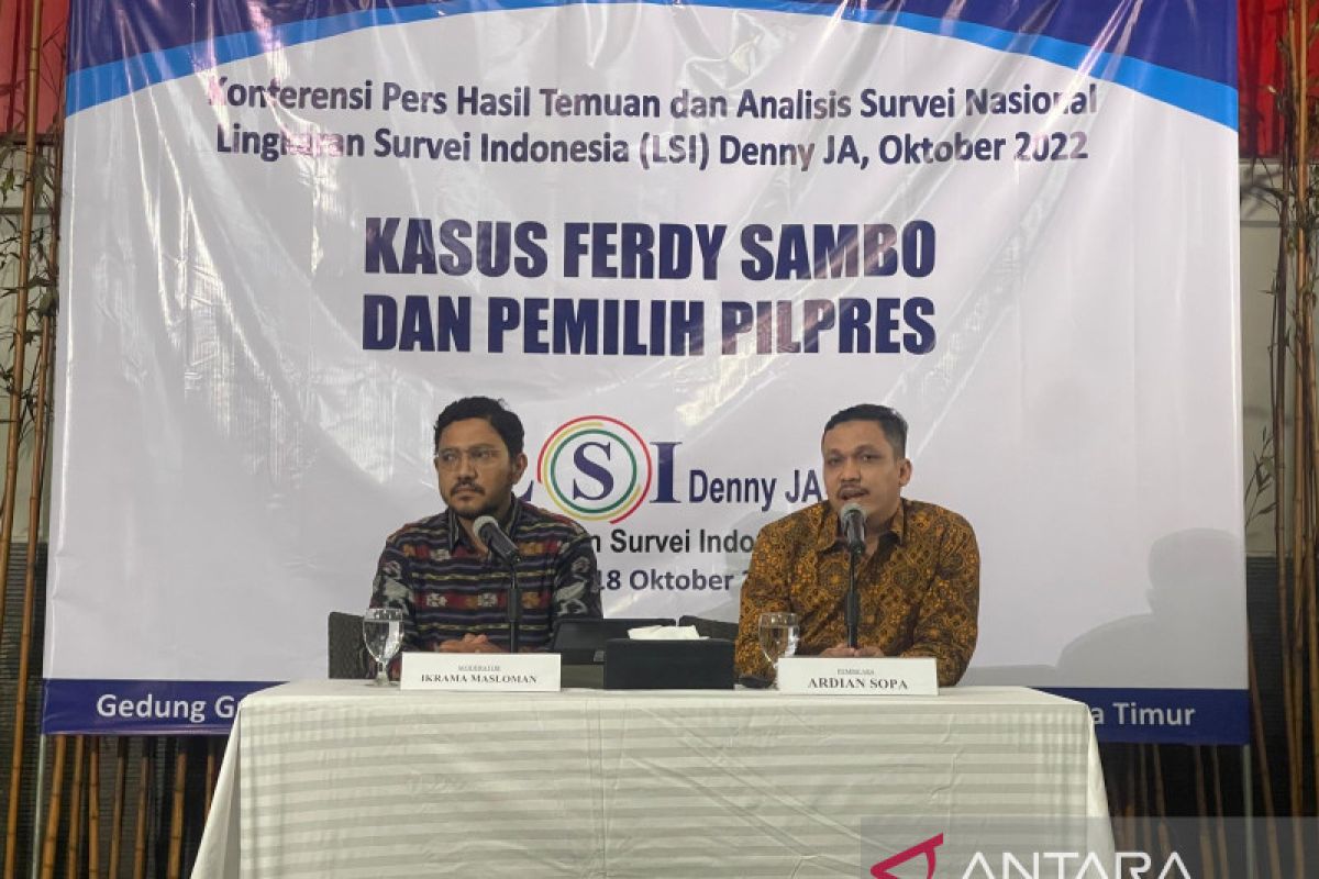 Tingkat kepercayaan publik kepada Polri menurun karena kasus Sambo