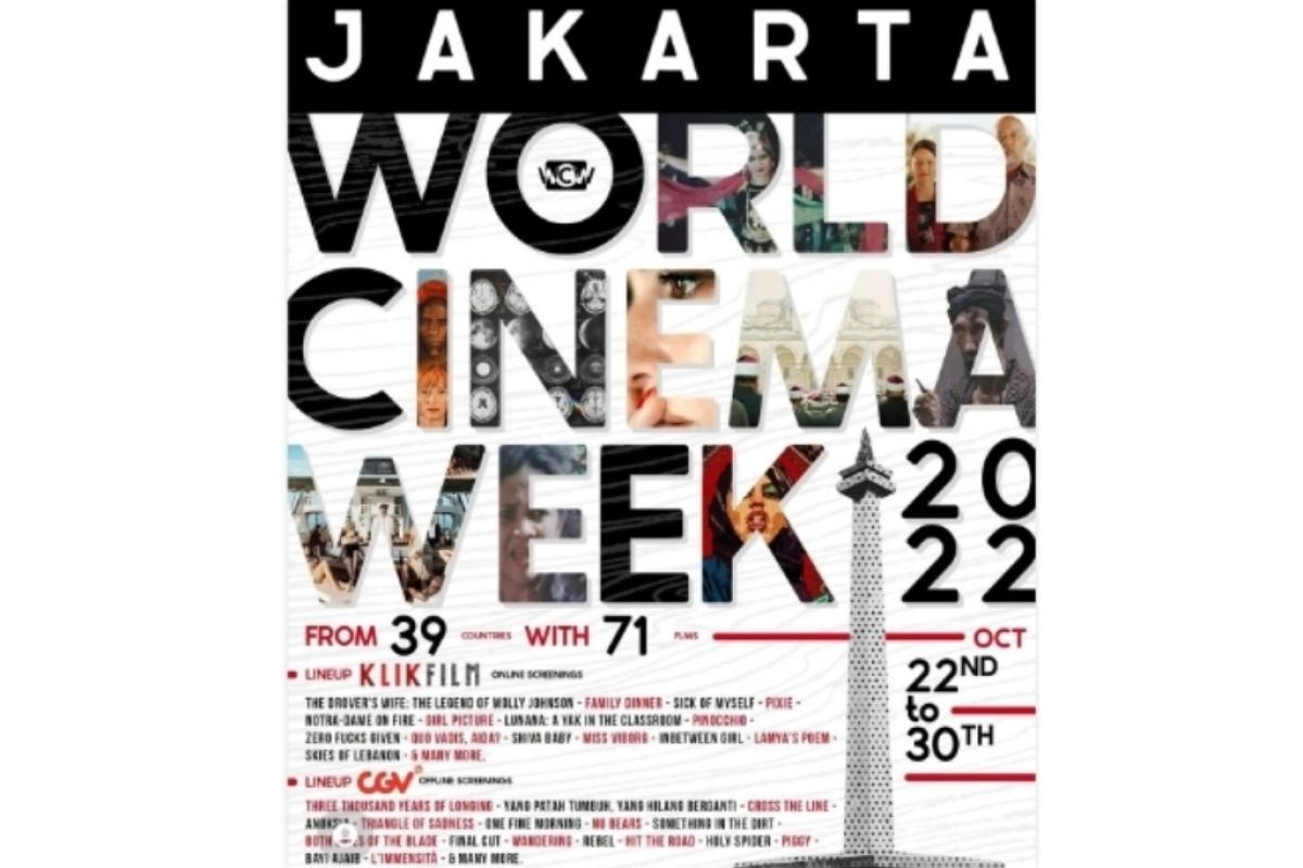 Jadwal tayang film di Jakarta World Cinema Week