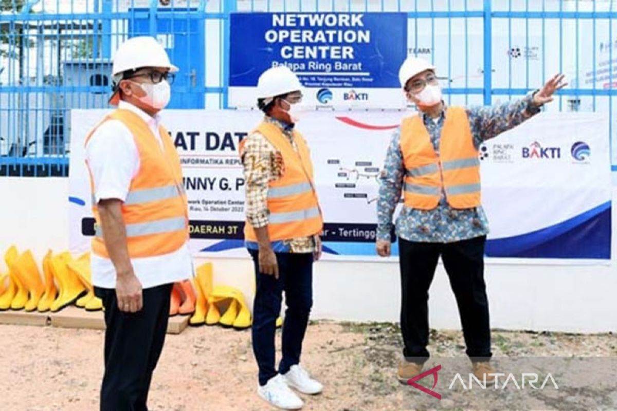 Menkominfo harap NOC Palapa Ring Barat pacu ekonomi berbasis data