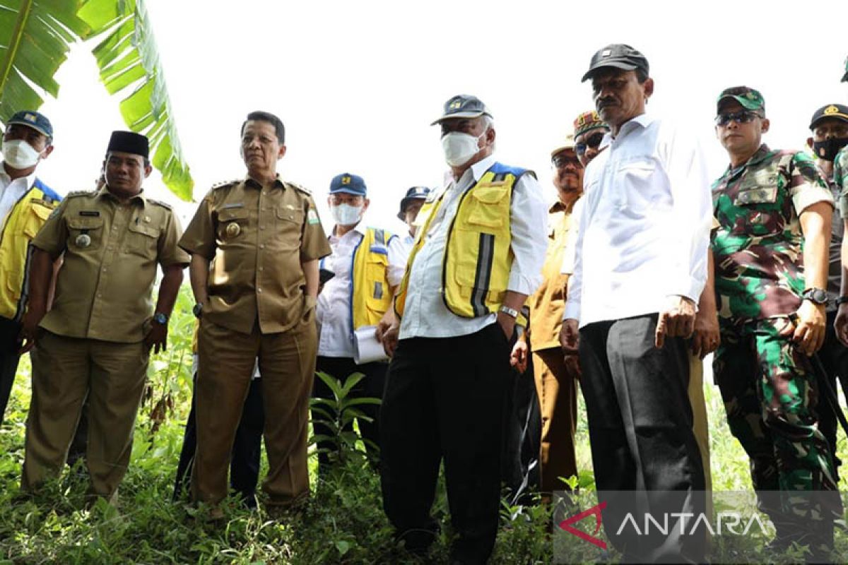 Menteri PUPR RI pastikan perbaiki tanggul jebol di Aceh Utara
